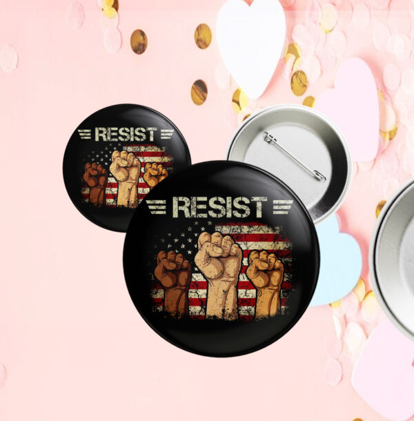 Liberal Fist America, Resist Button