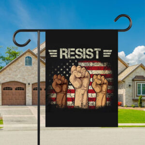 Liberal Fist America, Resist Flag