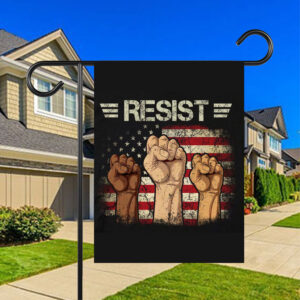 Liberal Fist America, Resist Flag