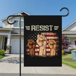 Liberal Fist America, Resist Flag