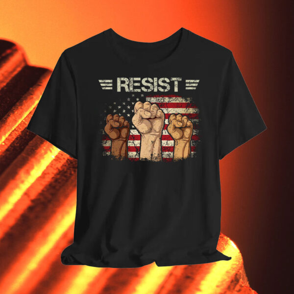 Liberal Fist America, Resist T-Shirt