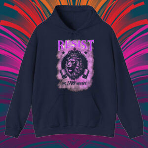Lion Design Resist, No 1789 Revolution Needed T-Shirt