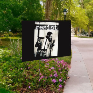 Malcom X resist Yard Sign