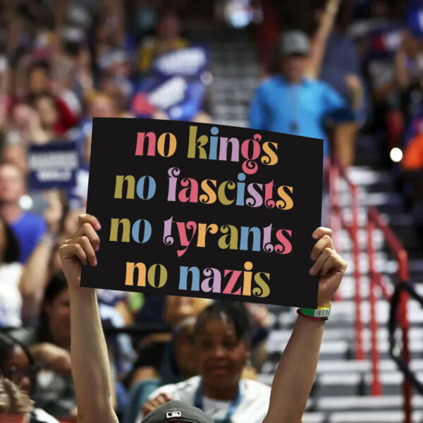 No Kings No Fascists No Nazis, Resist Fascism FDT Anti Trump Yard Sign