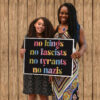 No Kings No Fascists No Nazis, Resist Fascism FDT Anti Trump Yard Sign