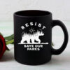 Official Bear Resist Save Our Parks Mug
