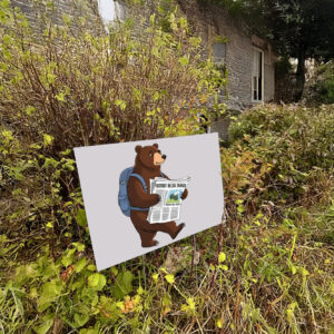 Official FDT Resist Bear, Foxtrot Delta Tango Anti Trump, National Forest Service Yard Sign