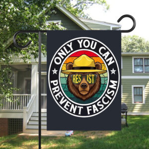 Official Only You Can Prevent Fascism, Smokey Bear Resist Flag
