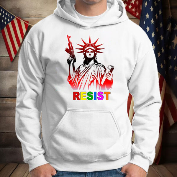 Official Resist Statue of Liberty T-Shirt