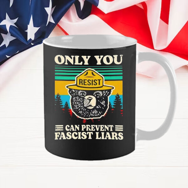 Official Resist only you can prevent fascist liars Mug