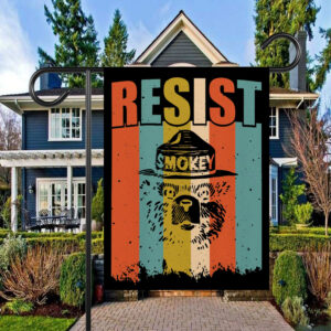 Official Smokey the Bear Resist 2025 Flag