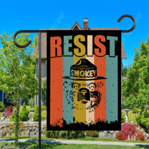 Official Smokey the Bear Resist 2025 Flag