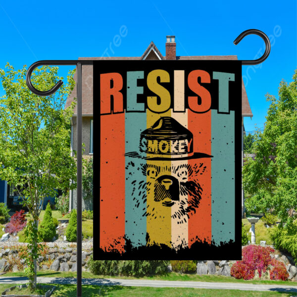 Official Smokey the Bear Resist 2025 Flag