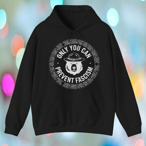 Only You Can Prevent Fascism, Graphic Bear T-Shirt