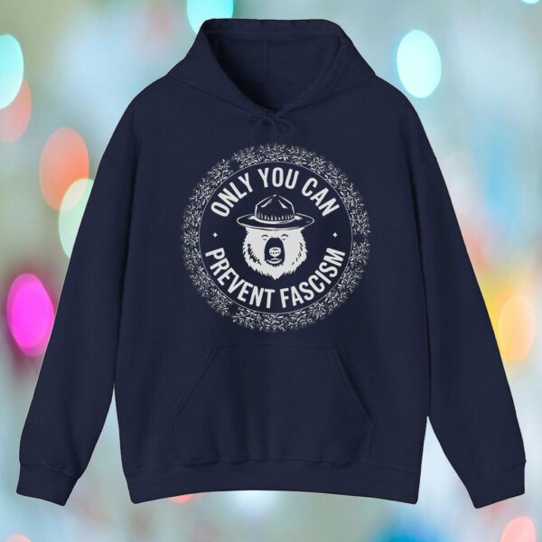 Only You Can Prevent Fascism, Graphic Bear T-Shirt