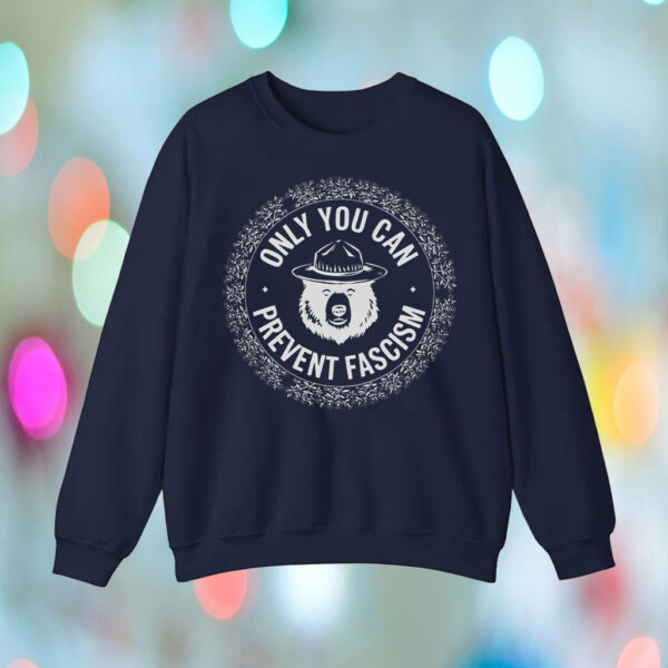 Only You Can Prevent Fascism, Graphic Bear T-Shirt