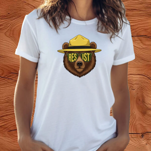 Only You Can Prevent Fascism, National Park Bear T-Shirt