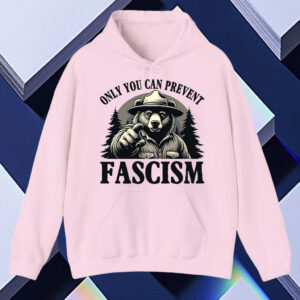 Only You Can Prevent Fascism, Smokey the Bear Resist T-Shirt