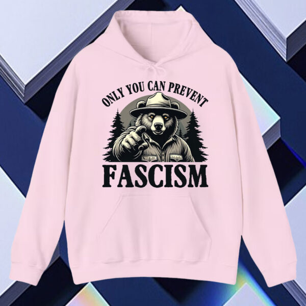 Only You Can Prevent Fascism, Smokey the Bear Resist T-Shirt