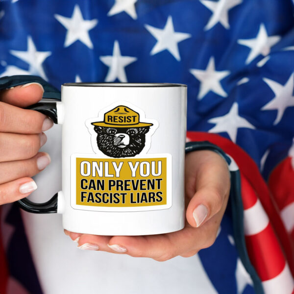 Only You Can Prevent Fascist Liars Resist Bear Mug