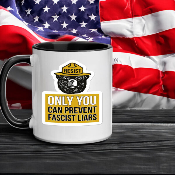 Only You Can Prevent Fascist Liars Resist Bear Mug