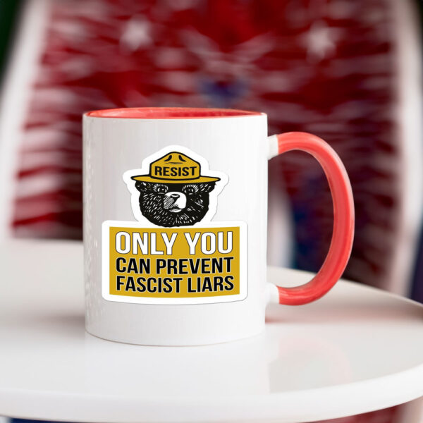 Only You Can Prevent Fascist Liars Resist Bear Mug
