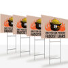 Only You Can Prevent Fascist Liars resist bear Yard Sign