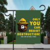 Only You Can Resist Destruction, Save Our National Parks Flag