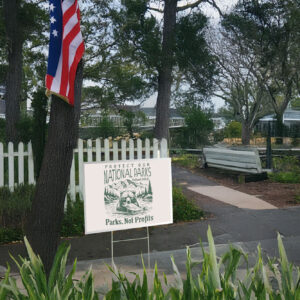 Protect Our National Parks Defund Doge Parks Not Profits Yard Sign