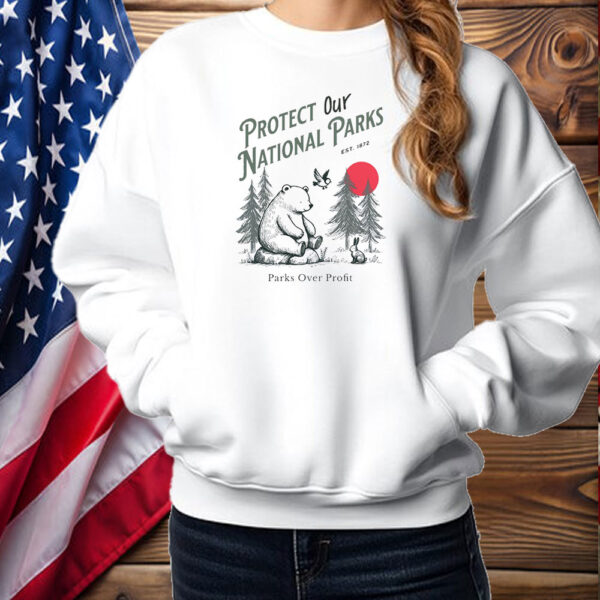 Protect Our National Parks Parks Over Profit EST 1872 T-Shirt