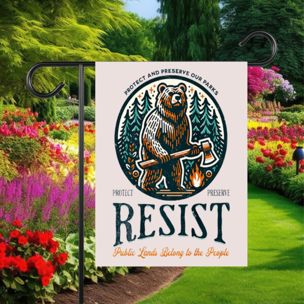 Protect Our National Parks Resist Alt Us Flag