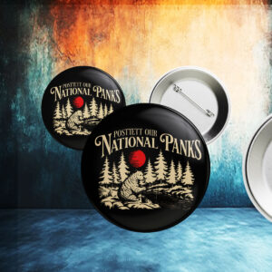 Protect Our National Parks, Resist Bear Anti Trump Buttons