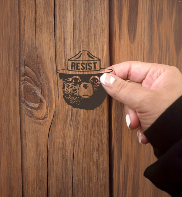 Protect Our National Parks Resist Bear Sticker