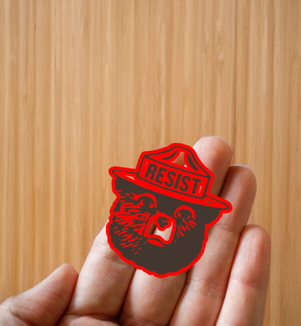 Protect Our National Parks Resist Bear Sticker