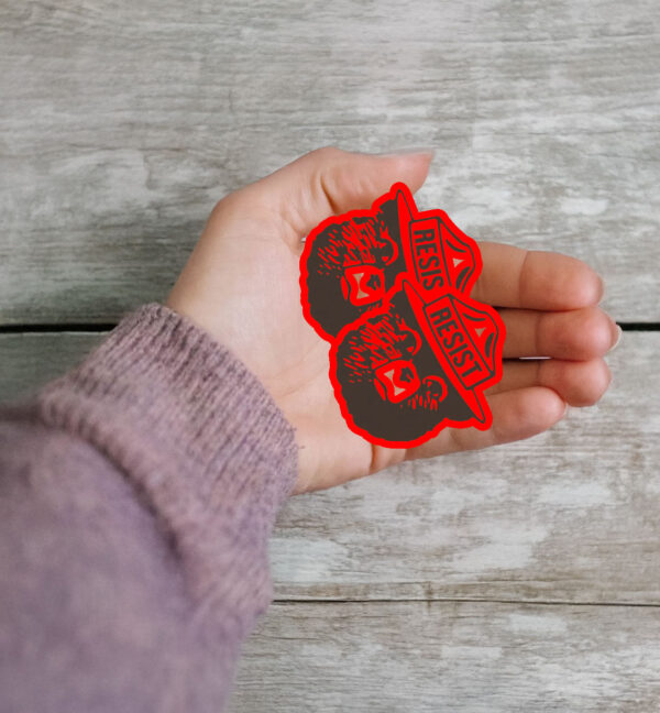 Protect Our National Parks Resist Bear Sticker