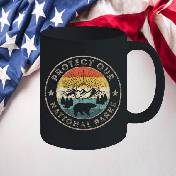 Protect Our National Parks Retro Hiking Mug