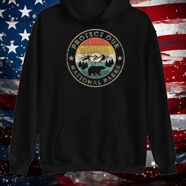 Protect Our National Parks Retro Hiking T-Shirt