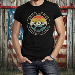 Protect Our National Parks Retro Hiking T-Shirt
