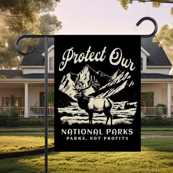 Protect Our National Parks Subtle Resist Flag
