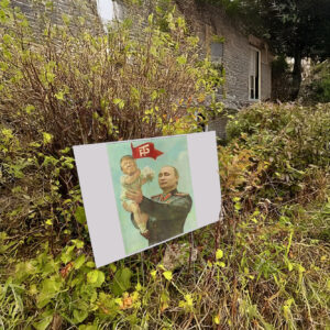 Putin Holding Baby Trump, Resist Anti Trump Yard Sign