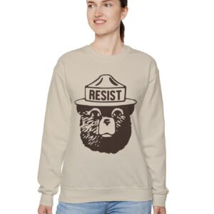 Resist Bear Crewneck Sweatshirt