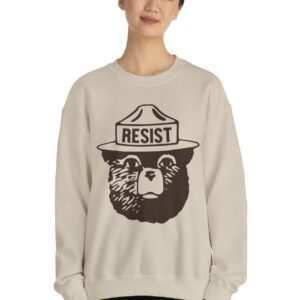 Resist Bear Crewneck Sweatshirt