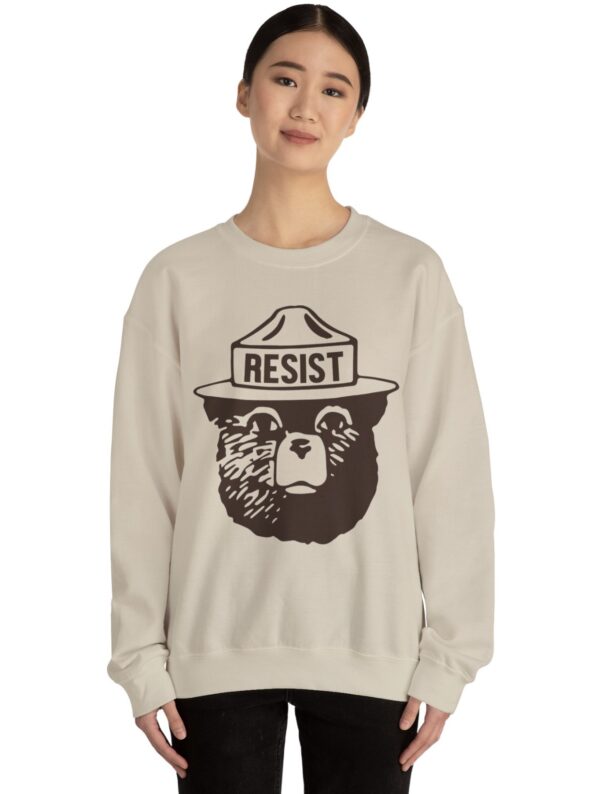 Resist Bear Crewneck Sweatshirt