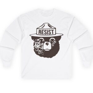 Resist Bear Long Sleeve T-Shirt
