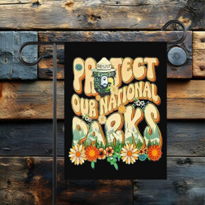 Resist Bear Protect Our National Parks 2025 Flag
