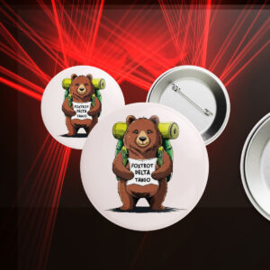 Resist Bear Shirt Foxtrot Delta Tango Anti Trump, National Parks Button