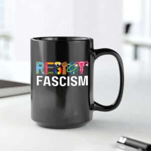Resist Fascism Anti Trump 2025 Mug