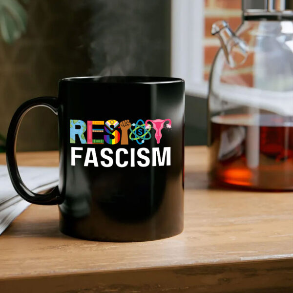Resist Fascism Anti Trump 2025 Mug