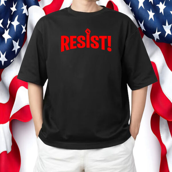 Resist Fist Logo Anti Trump Resistance Revolution 2025 T-Shirt