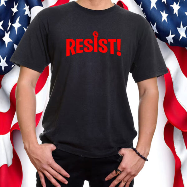 Resist Fist Logo Anti Trump Resistance Revolution 2025 T-Shirt
